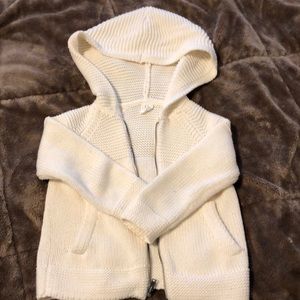 Baby Gap white hooded sweatshirt